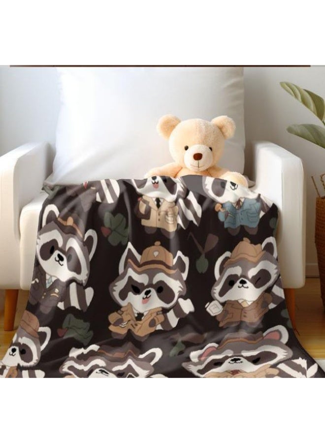 عام بطانية رقيقة من الفانيلا الكرتونية للأطفال والرضع (دافئة ومريحة، ومناسبة للنوم والألعاب) 70 سم * 100 سم - Image 4