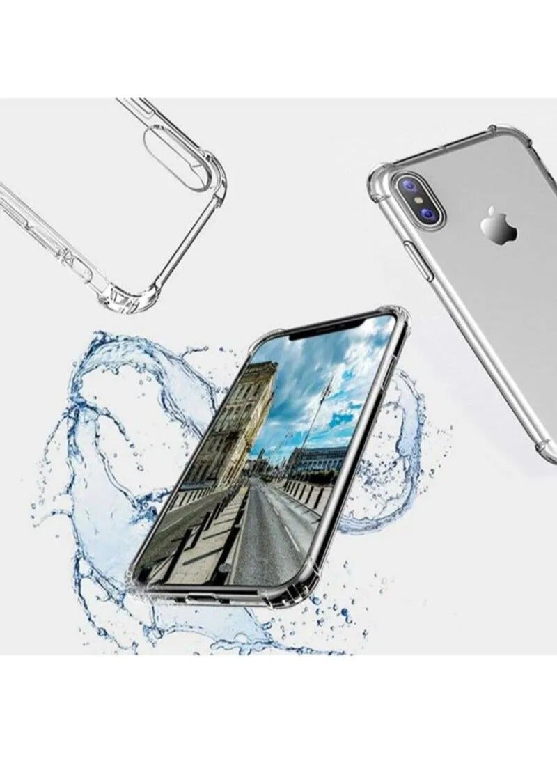 حافظة شفافة لجهاز آيفون X XS، غطاء خلفي ناعم واقي شفاف لجهاز آيفون X XS 5.8" - Image 5