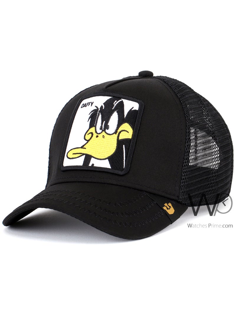 Goorin Bros Goorin Bros Daffy Trucker Mesh Cap Black Color Cotton Hat For Men  - Image 1