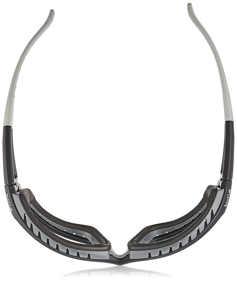 Bollé Safety 40085, Tracker Safety Glasses anti-scratch/anti-fog, black frame, Clear Lenses - Image 4