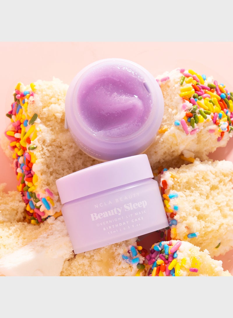 NCLA Beauty Sleep Birthday Cake Lip Mask  15Ml - Image 4