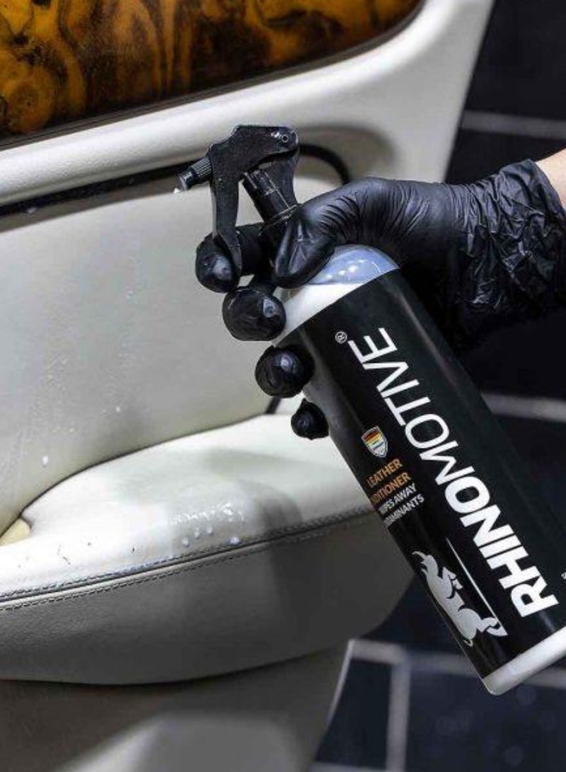 RHINOMOTIVE RHINOMOTIVE Automotive Leather Conditioner 500ML Preserves the leather’s strength durability and appearance - Image 4