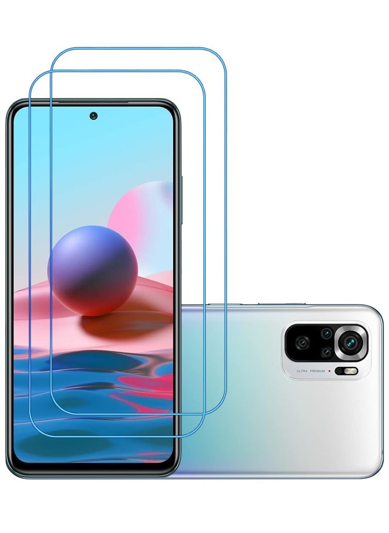 ACLIX 2 Pieces Antistatic ESD Dustproof Premium Quality High Definition Clear Tempered Glass Screen Protector Designed For Xiaomi Redmi Note 10 - Image 1