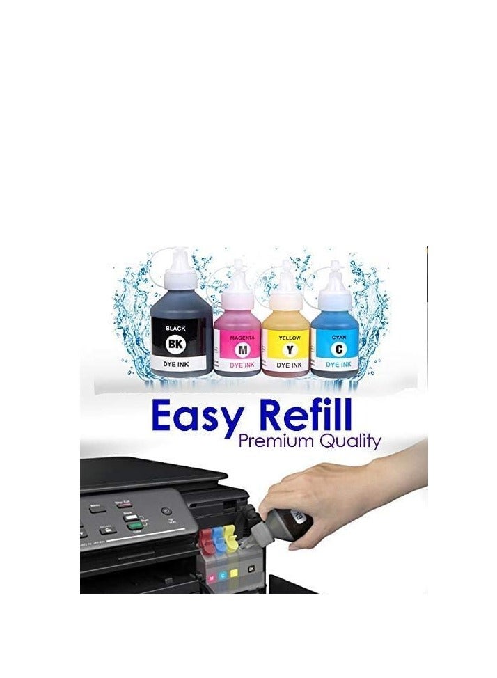 Terabyte حبر 101 متوافق مع خراطيش حبر إبسون 101 متعددة العبوات لطابعات C13T03V14A C13T03V24A C13T03V34A L4150 L4160 L6160 L6170 L6190 (4 عبوات، 2 أسود/سماوي/قرمزي/أصفر) - Image 4