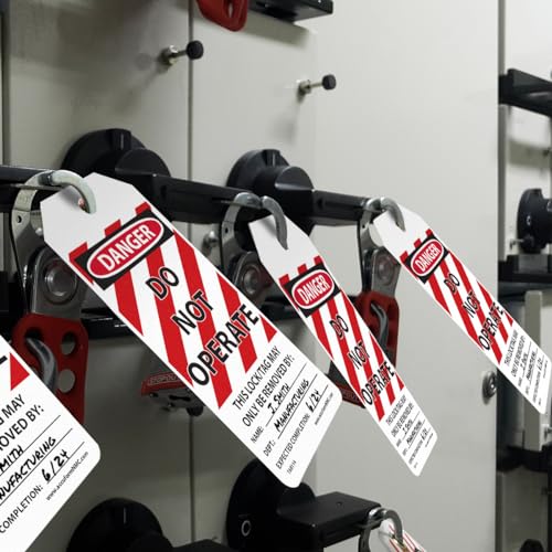 AccuformNMC 100 Lockout Tags by-The-Roll, Danger Do Not Operate, US Made OSHA Compliant Tags, Waterproof PF-Cardstock, Resists Tears, 6.25"x3", TAR114 - Image 5