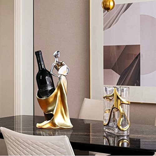 iStarcas Wine Rack - Lady Wine Bottle Holder, Countertop Decorative Woman Wines Holder for Kitchen & Home Bar & Tabletop Decor & Gift - Image 4