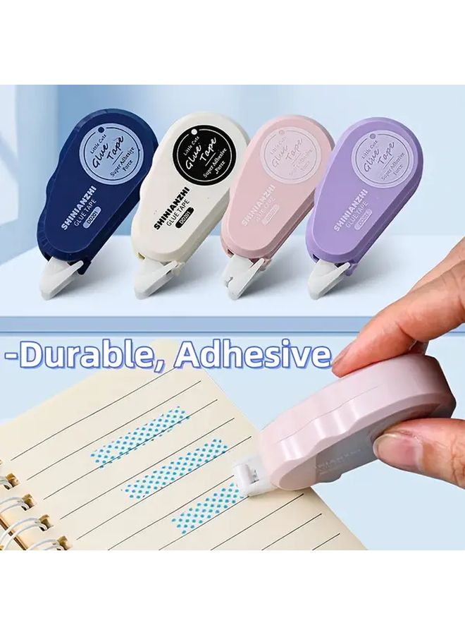 8pcs Blue Pink Double Sided Tape Roller For Scrapbooking Crafts Journaling - Image 5