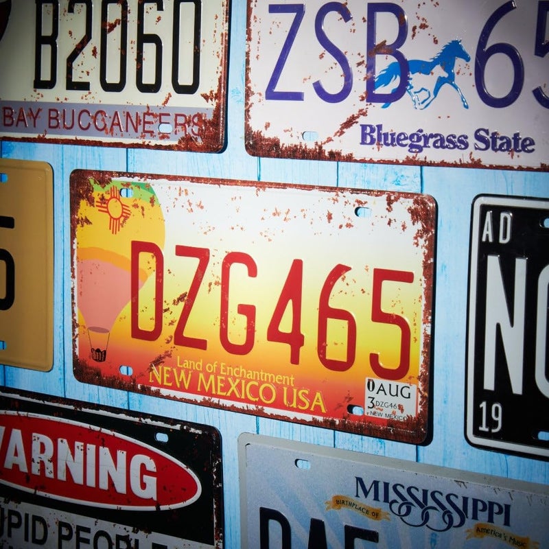 Eazywagon DZG465 Multipurpose Metal Signs - License Wall Plate, Decorative Car Tag - Ideal for Cafe, Restaurant, Shop, Home, Hotel, Club, Office, Living Area - Image 2