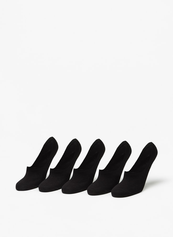 ل ب ل جوارب رجالية غير ظاهرة بلون سادة - عبوة من  قطع - Image 1