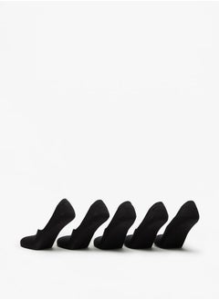 LBL Men's Solid No Show Socks - Set of 5  - Image 3