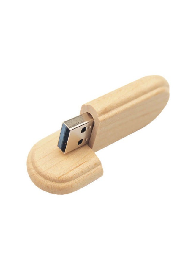 Wooden U Disk Meeting Gift Creative U Disk 16g Maple Bamboo U Disk 32g Large Capacity Mobile Phone U Disk Engraving Logo-Capacity:32GB - Image 5