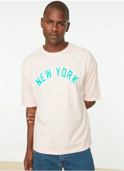 trendyol New York Crew Neck T-Shirt