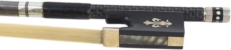 PERLMAN Textured Carbon Fiber Violin Bow Full Size 4/4 Hand Crafted Advanced Horse Hair Fiddle Bow - Image 2