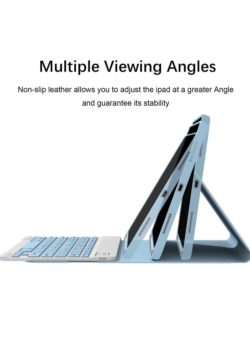 general Keyboard Case for iPad 11th Generation (A16) 2025, for iPad 10th Generation 2022 [Magnetic Detachable Wireless Keyboard][Support 3 System] Folio Case with Pencil Holder - Image 3