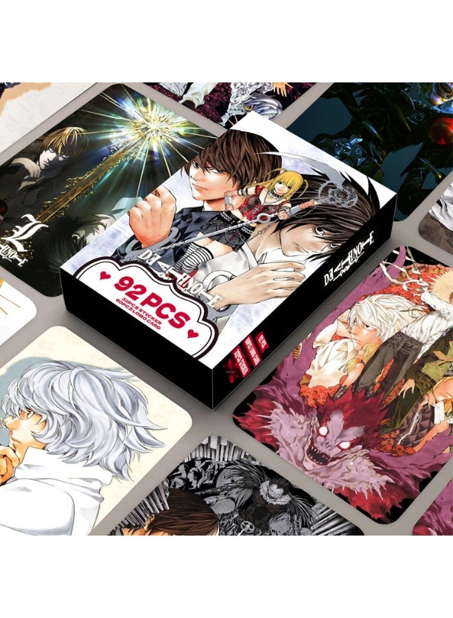 بطاقة تصوير مزدوجة الجوانب من ملاحظة الموت، طباعة عالية الدقة، بطاقة قابلة للجمع، ملصق، بطاقة تهنئة - Image 1