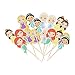 Confetti Princess Cupcake Toppers Birthday Cake Decorations Party Supplies Decor 20 counts - Image 3