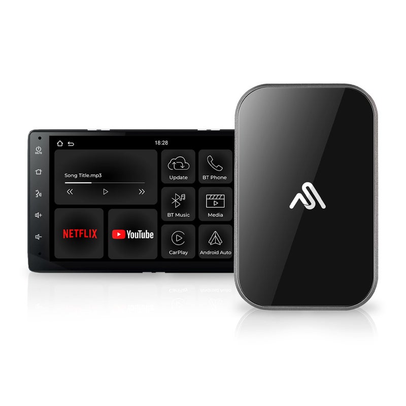 AUTOSKY LITE Box S 2026 Wireless Adapter for CarPlay Android Auto Powerful New Processor Netflix YouTube via Phone Hotspot Stable Easy Plug Play - Image 2