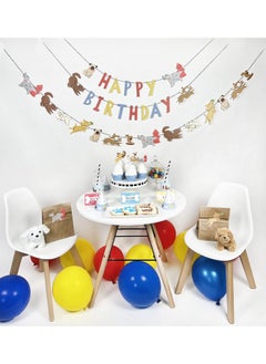 Merrilulu Dog Party Garland | Dog Themed Party Decorations | Puppy Party Bunting  - Image 2