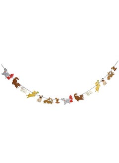 Merrilulu Dog Party Garland | Dog Themed Party Decorations | Puppy Party Bunting  - Image 1