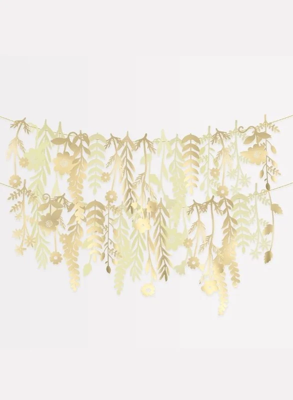 Meri Meri Meri Meri Gold Flower Backdrop