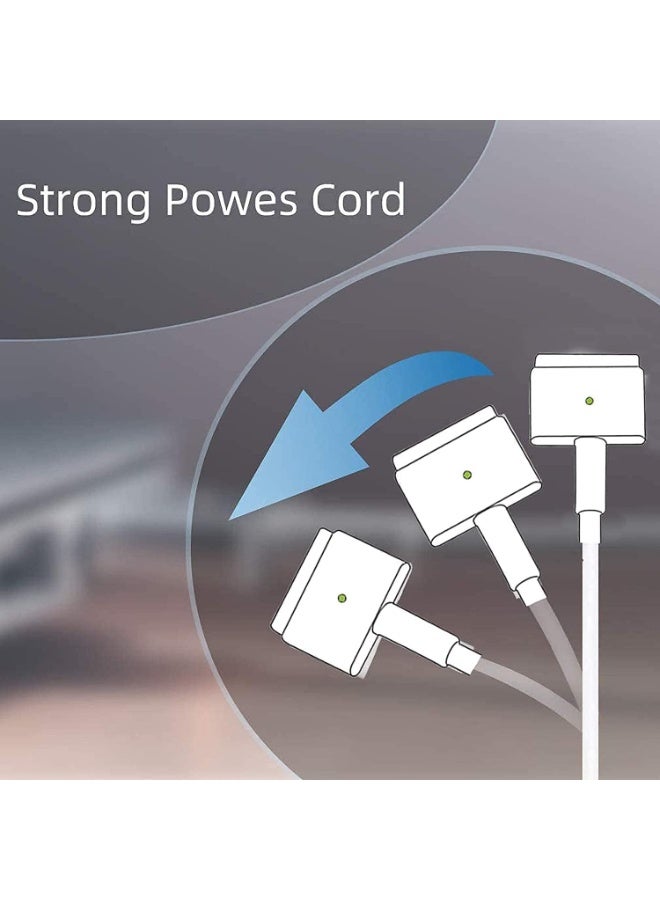 Replacement (85W/20V/4.25A) Power Adapter With A (T-Tip connector) For MacBook Pro With Retina Display Released Mid-2012 - Mid-2015), (White) - Image 2