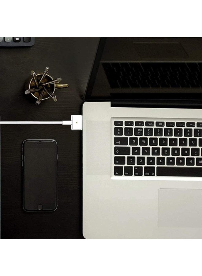 Replacement (85W/20V/4.25A) Power Adapter With A (T-Tip connector) For MacBook Pro With Retina Display Released Mid-2012 - Mid-2015), (White) - Image 4