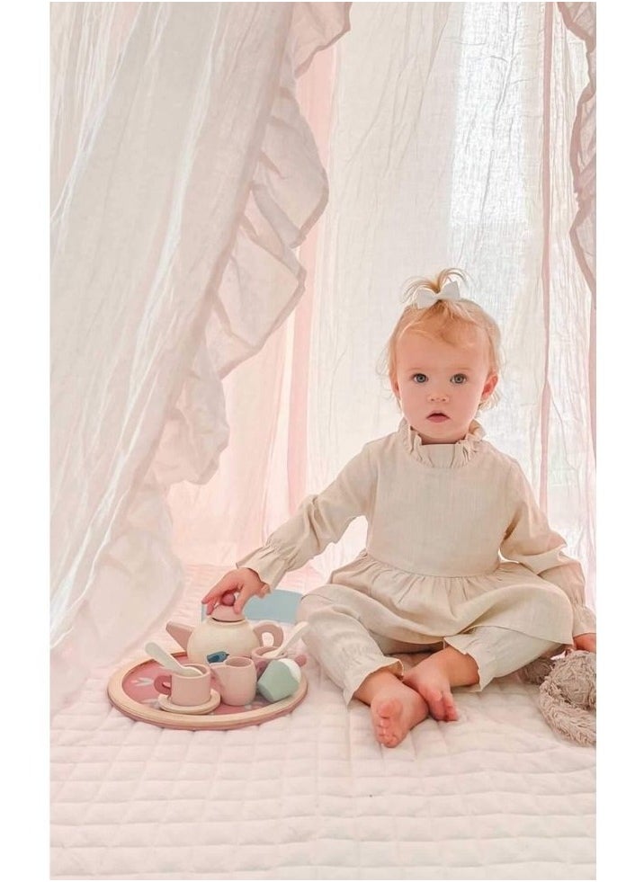 Elli Junior - Elli Junior - 100% Organic Cotton Canopy | Pink - Image 1