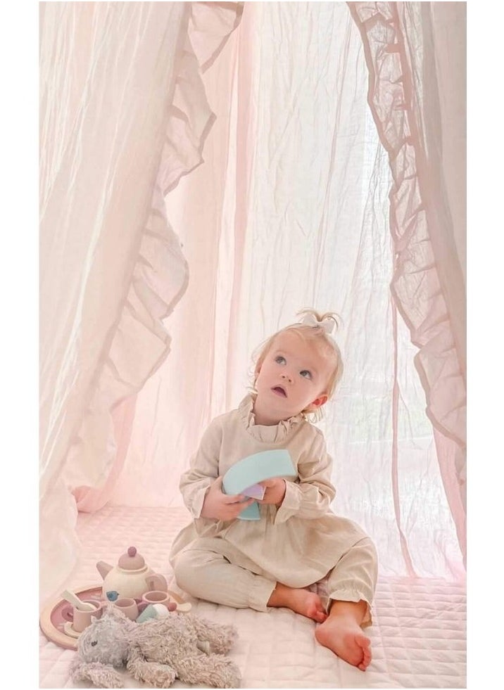 Elli Junior - Elli Junior - 100% Organic Cotton Canopy | Pink - Image 1