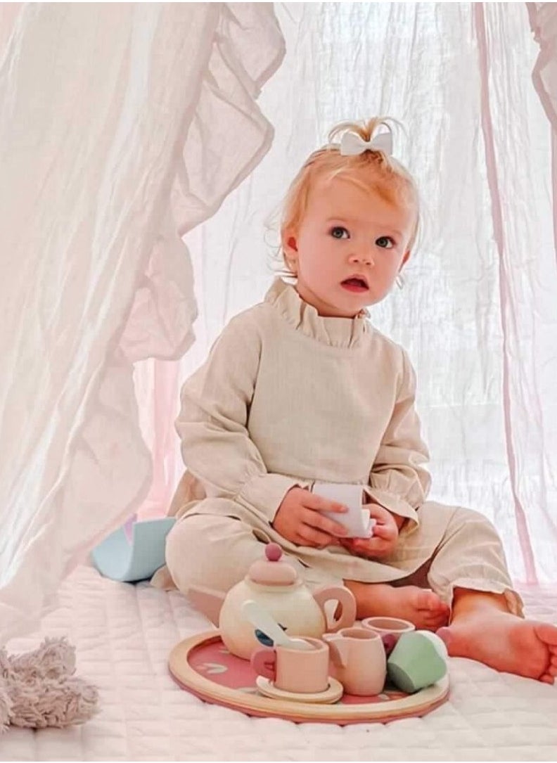 Elli Junior - Elli Junior - 100% Organic Cotton Canopy | Pink - Image 1