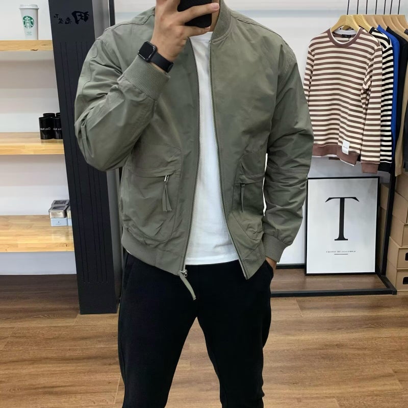 Denim Jacket Men'S Loose Korean-Style Trendy Pi Shuai Hong Kong Style Ins All-Match Case Men'S And Women'S Overalls Jacket - Image 2