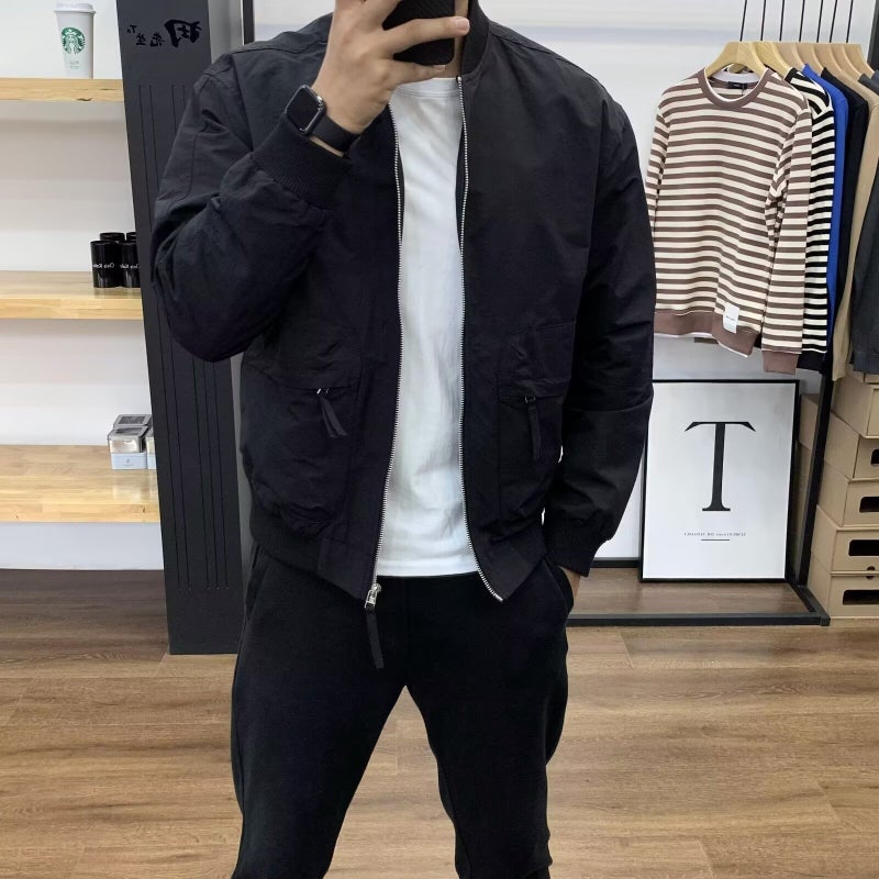 Denim Jacket Men'S Loose Korean-Style Trendy Pi Shuai Hong Kong Style Ins All-Match Case Men'S And Women'S Overalls Jacket - Image 1