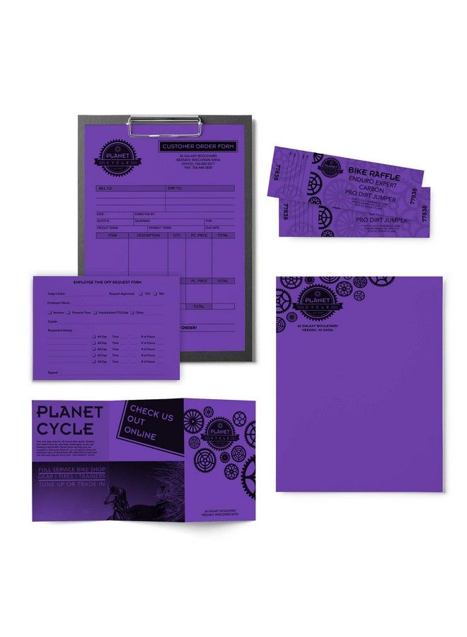 Astrobrights Mega Collection Colored Paper Ultra Purple 625 Sheets 24 Lb 89 Gsm 8.5" X 11" More Sheets! (91691)  - Image 4