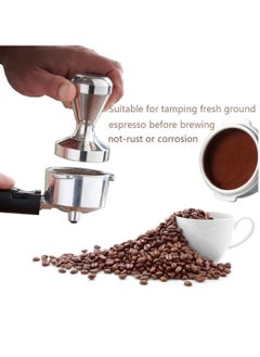 AMBERJACK 53 mm coffee Tamper, Coffee Machine Stainless Steel Base and Handle Heavy Duty Solid  Coffee Bean Tamper  - Image 3