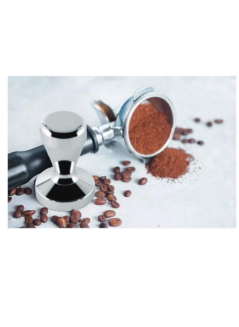 AMBERJACK 53 mm coffee Tamper, Coffee Machine Stainless Steel Base and Handle Heavy Duty Solid  Coffee Bean Tamper  - Image 2