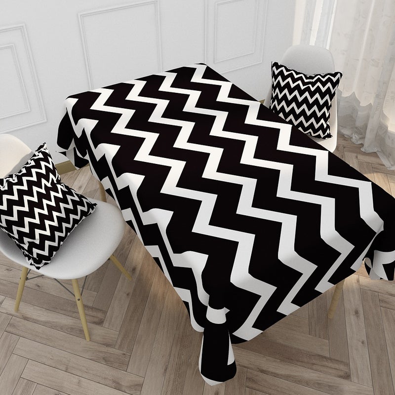 1-Piece Fashion Elements Printed Cotton And Linen Table Cloth Multicolour 90*140cm - Image 1