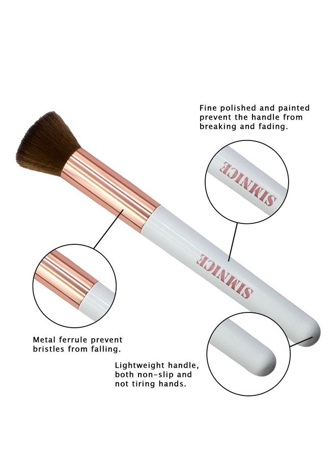 Simnice Professional Makeup Brush Set6Pcs Foundation Concealer Eye Shadows Makeup Brusheseyebrow Power Make Up Brush Kittravel Cosmetics Face Makeup Brushes For Women - Image 4