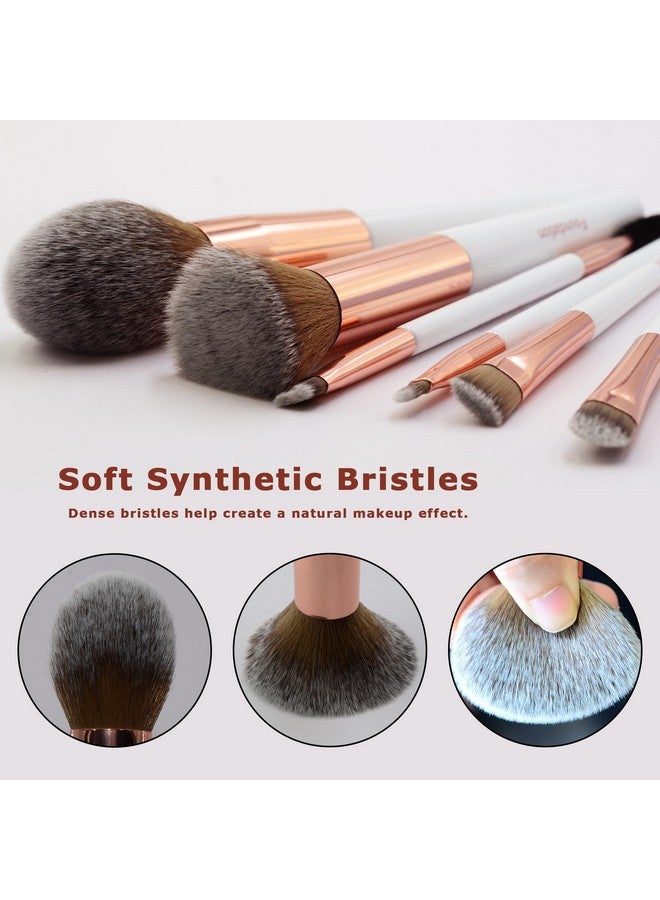 Simnice Professional Makeup Brush Set6Pcs Foundation Concealer Eye Shadows Makeup Brusheseyebrow Power Make Up Brush Kittravel Cosmetics Face Makeup Brushes For Women - Image 3
