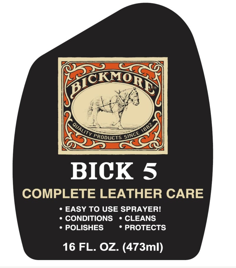 Bickmore بك 5 رذاذ منظف ومكيف جلد 16 أونصة سائلة، لجميع منتجات الجلد، صنع في الولايات المتحدة الأمريكية - Image 5