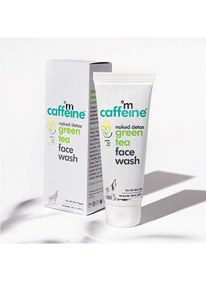 MCaffeine Vitamin C Green Tea Face Wash With Hyaluronic Acid For Dull & Dry Skin ; Face Cleanser For Women & Men ; Removes Dirt & Impurities ; Paraben & Sulphate Free (100 Ml)  - Image 3