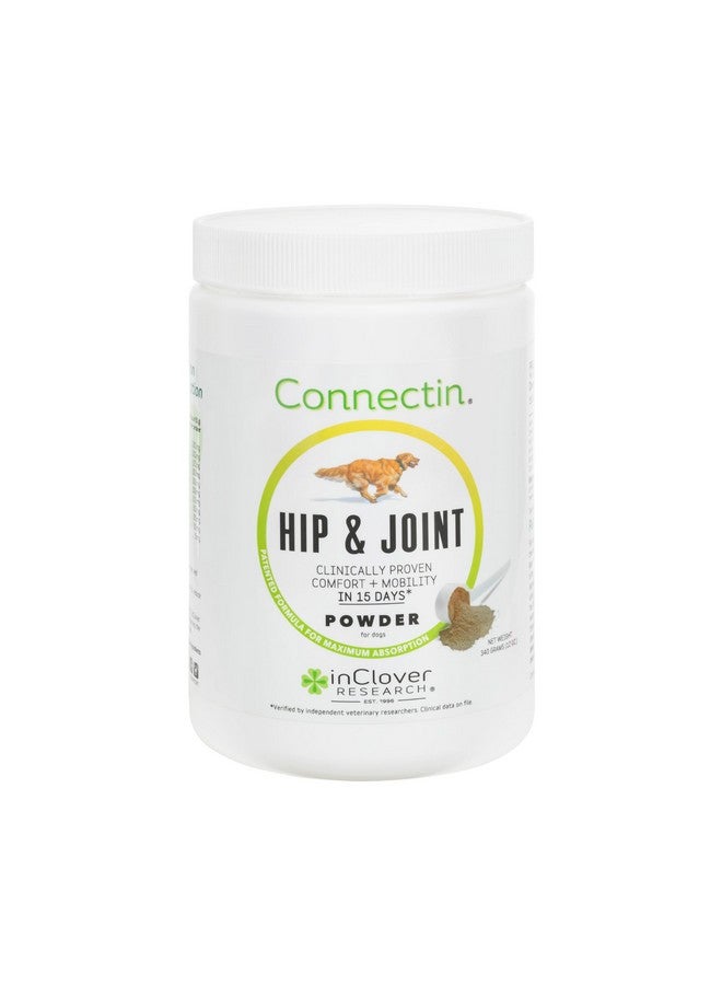Inclover Connectin Hip And Joint Supplement For Dogs. Combines Glucosamine, Chondroitin And Hyaluronic Acid With Herbs For Comfort And Mobility