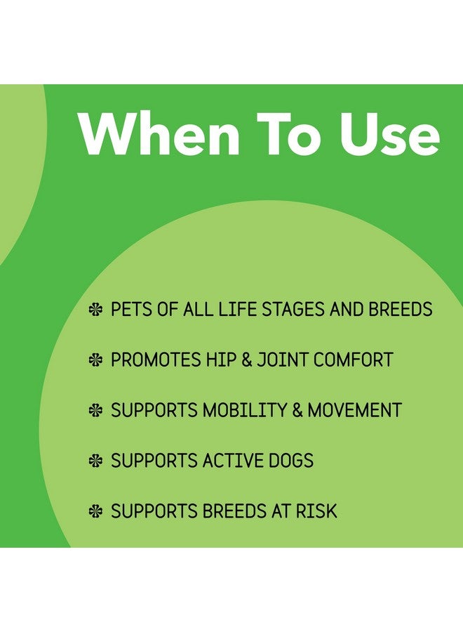 Inclover Connectin Hip And Joint Supplement For Dogs. Combines Glucosamine, Chondroitin And Hyaluronic Acid With Herbs For Comfort And Mobility