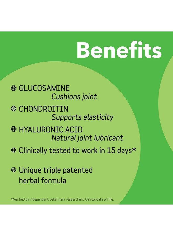 Inclover Connectin Hip And Joint Supplement For Dogs. Combines Glucosamine, Chondroitin And Hyaluronic Acid With Herbs For Comfort And Mobility