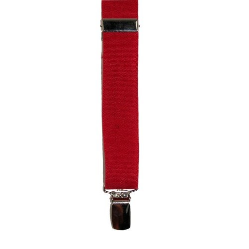 CTM Women's Elastic Clip-End 1 Inch Basic Suspenders, Black - Image 4