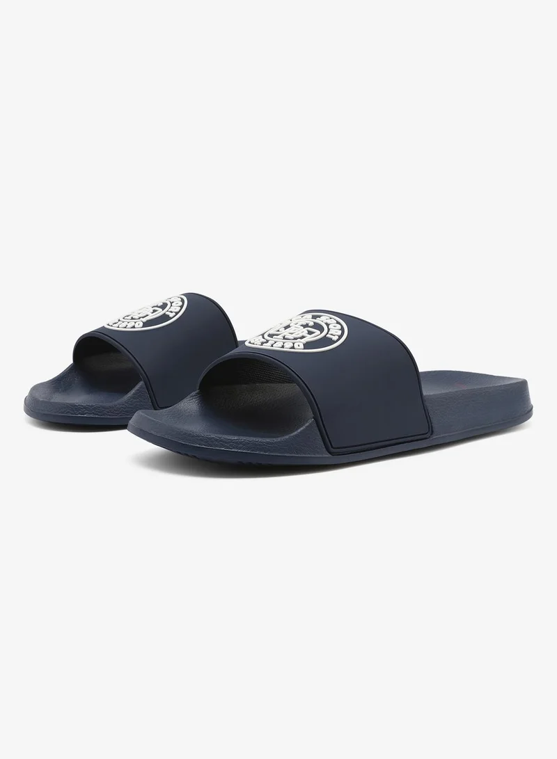 U.S. Polo Assn.  Sean Men's Slip-On Casual Everyday Slide Sandals - Navy for Men | Best Price UAE