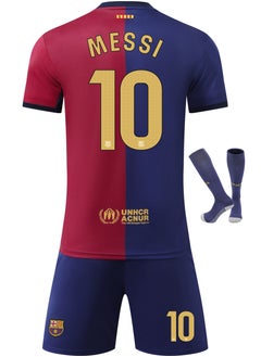 Generic Children's Football Jersey Youth Barcelona Football Sportswear suit  - Image 3