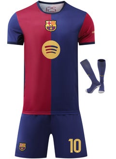 Generic Children's Football Jersey Youth Barcelona Football Sportswear suit  - Image 1