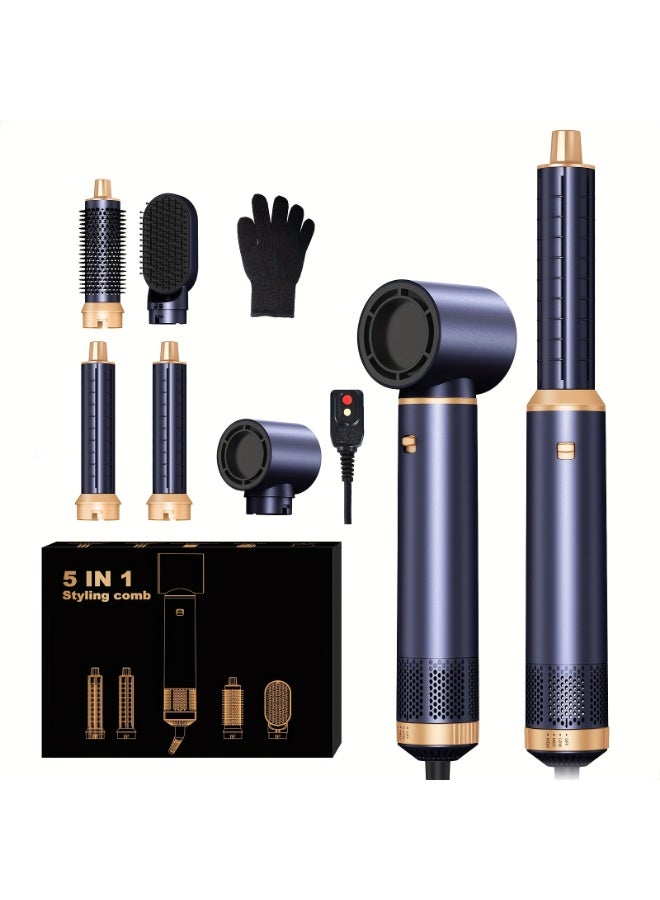 general 5-in-1 Hair Dryer Brush Styler 60, 000 RPM Ionic Volumizer with Auto Curler - Image 1