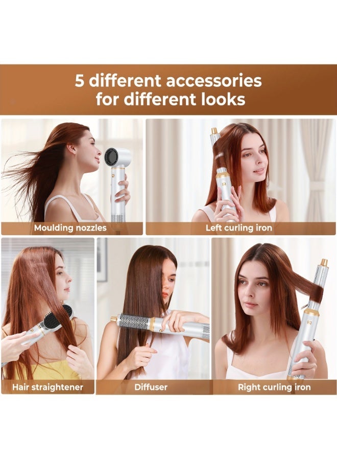 general 5-in-1 Hair Dryer Brush Styler 60, 000 RPM Ionic Volumizer with Auto Curler - Image 4