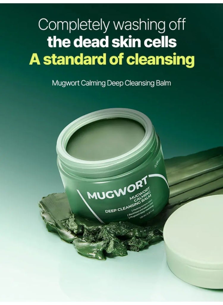 ISNTREE Mugwort Calming Deep Cleansing Balm for Blackheads, Dead Skin & Redness Relief - Image 2
