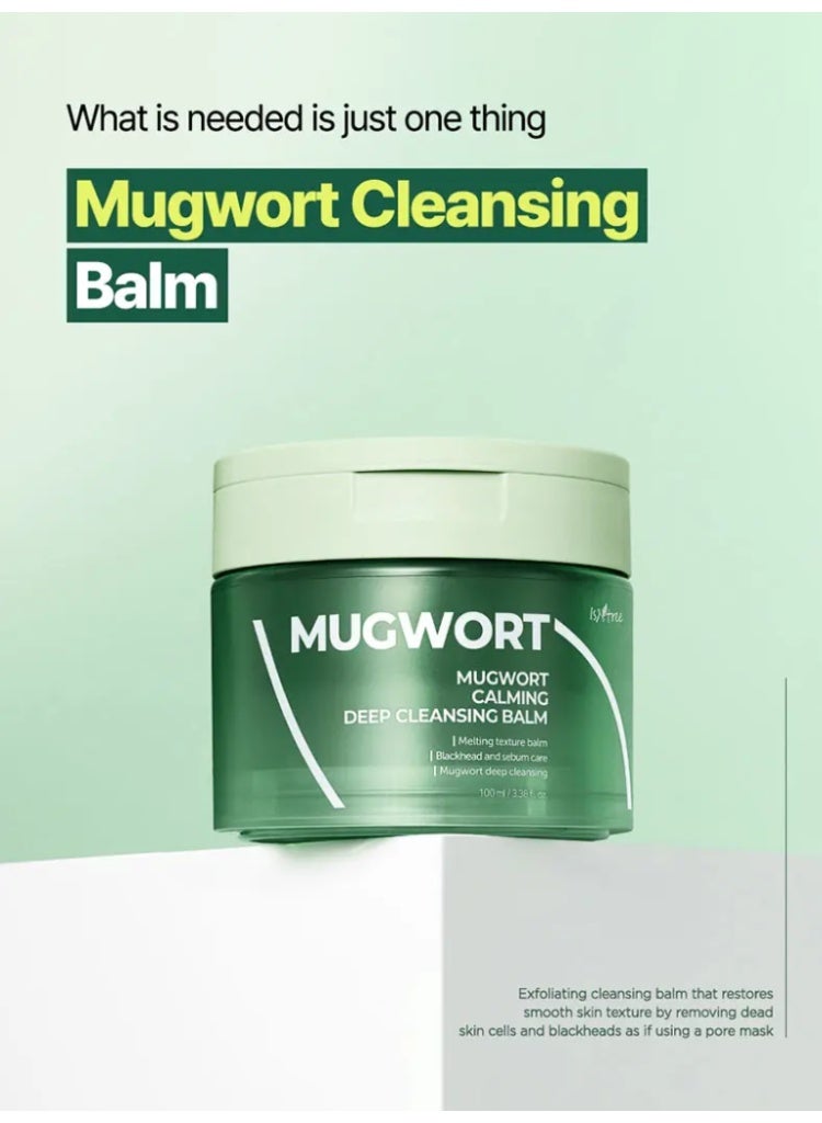 ISNTREE Mugwort Calming Deep Cleansing Balm for Blackheads, Dead Skin & Redness Relief - Image 4
